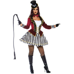 Sexy Night Ringmaster Velvet Tux Women's Costume