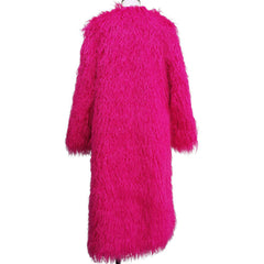 Shaggy Long Piled Faux Fur Coat