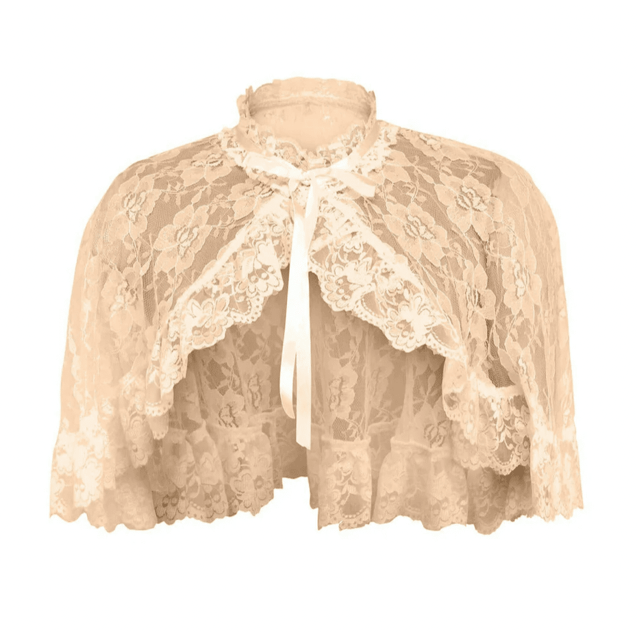 short capes for dresses OLIVIER | short wedding cape