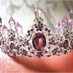 Silver Amethyst Tiara