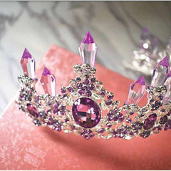 Silver Amethyst Tiara