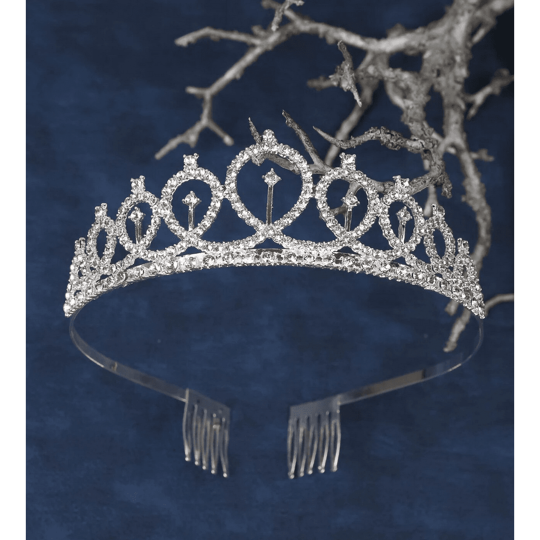 Silver Circles Tiara