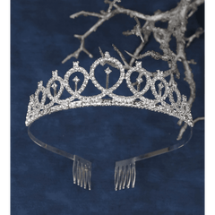 Silver Circles Tiara