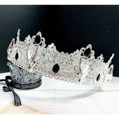 Silver Draconic Gothic Crown