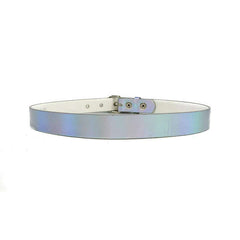 Silver Holographic Belt