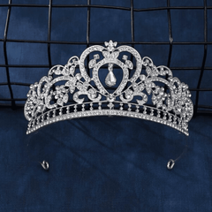 Silver Queen Detailed Tiara