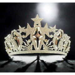 Silver Scream Queen Star Crown