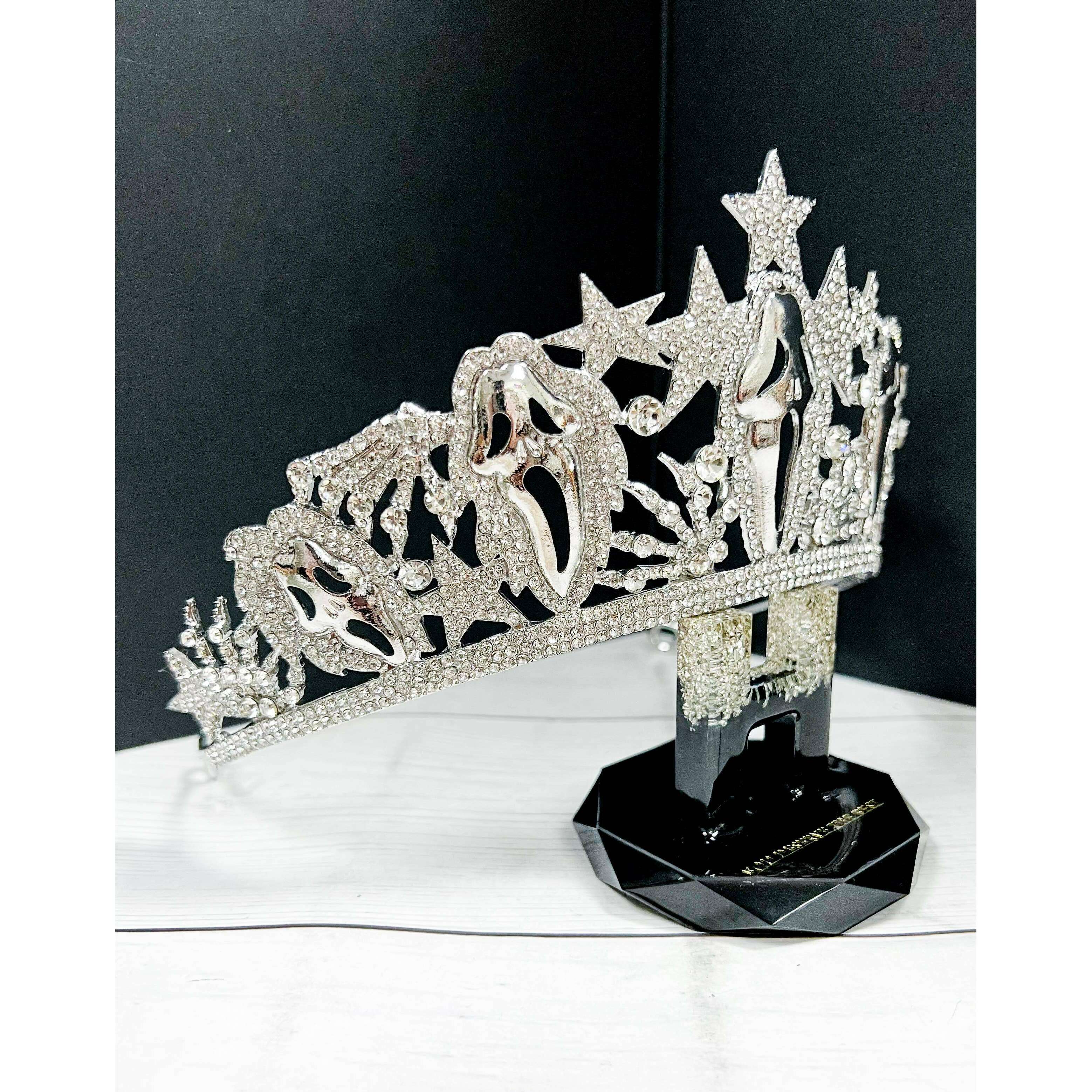 Silver Scream Queen Star Crown