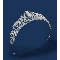 Silver Tiara Middle Gem