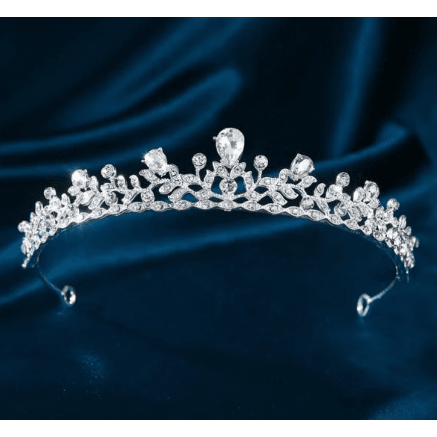 Silver Whimiscal Rhinestone Tiara