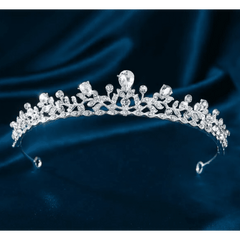 Silver Whimiscal Rhinestone Tiara