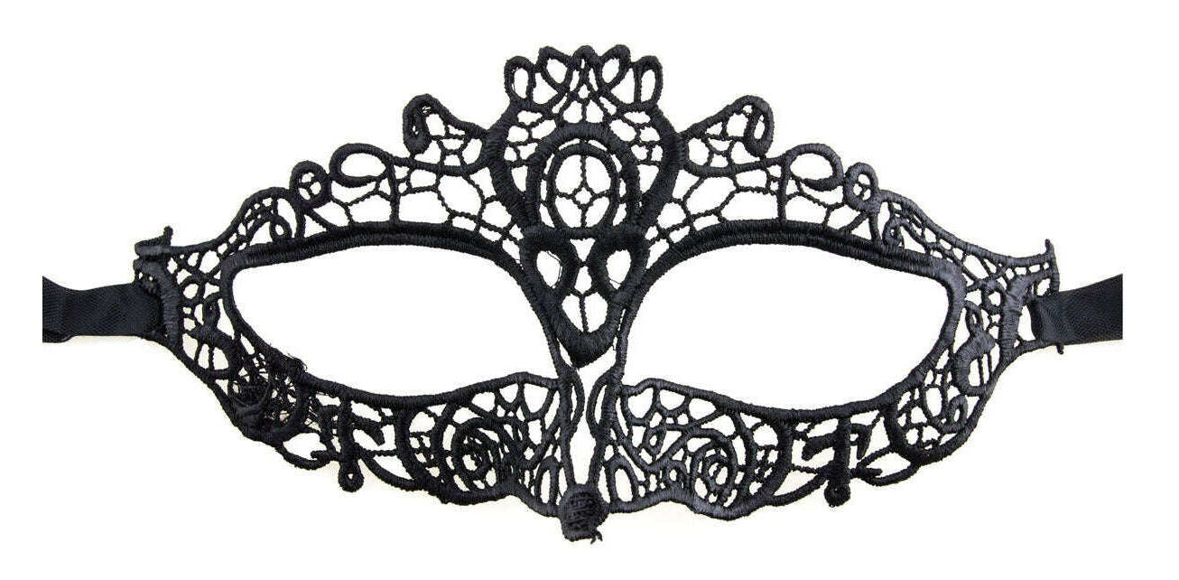 Silvia Frilly Lace Masquerade Mask