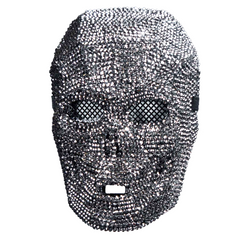 Rhinestone Skull Mask