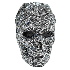 Rhinestone Skull Mask