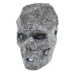 Rhinestone Skull Mask