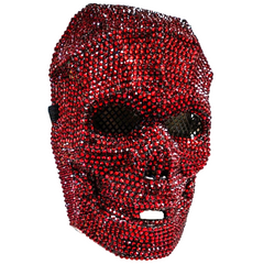 Rhinestone Skull Mask