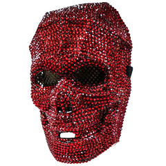 Rhinestone Skull Mask