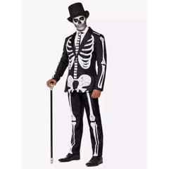 Skeleton Grunge Black Three Piece Opposuit