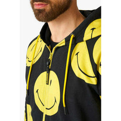 Smiley Yellow and Black Adult Onesie