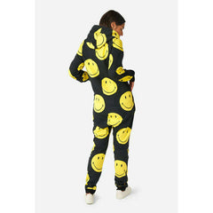 Smiley Yellow and Black Adult Onesie