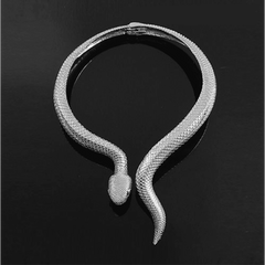 Snake Hinge Choker Necklace