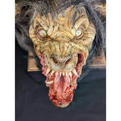 Snarling Werewolf Head Prop