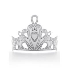 Soft Silver Diva Crown