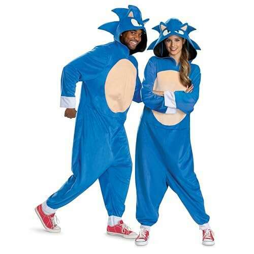 Sonic the Hedgehog Sonic Adult Pajama Costume