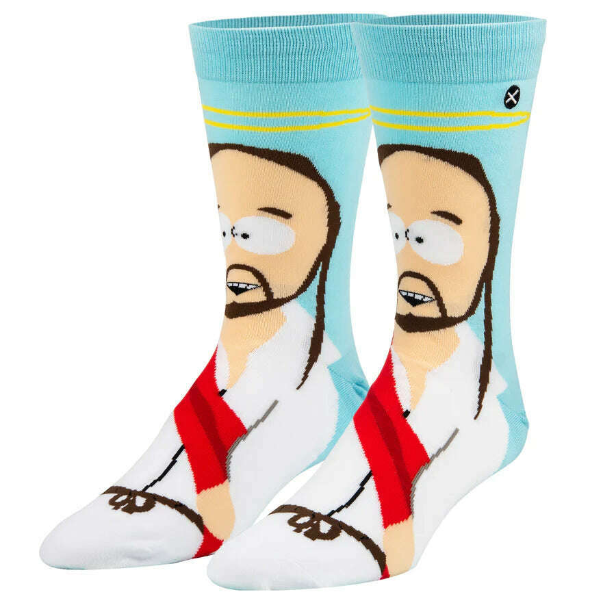 South Park Jesus Crew Length Socks