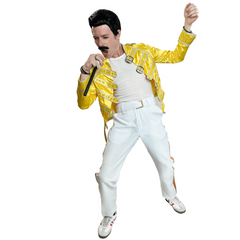 Spectacular Freddie Mercury Magic Tour Inspired Adult Costume