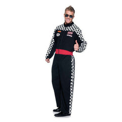 Speed Demon Race Car Driver Jumpsuit Men's Adult Costume