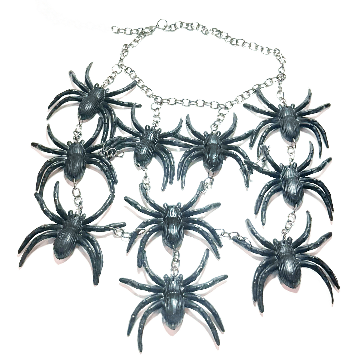 Spider Swarm Collar Necklace