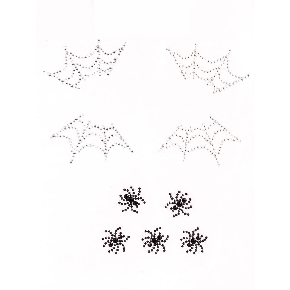 Spider Web Self-Adhesive Face Jewels