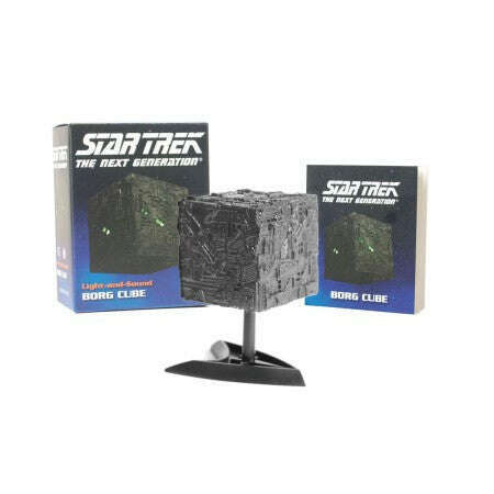Star Trek: Light & Sound Mini Borg Cube Collectible w/ Mini Book ...