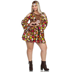 Starflower Hippie Women's Plus Size Costume