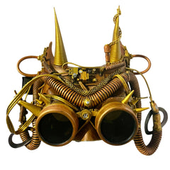 Steam Demon Deluxe Steampunk Goggle Mask