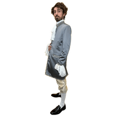 Stone Grey Colonial Lord Luther Men's Costume