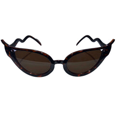 Super Wavy Cat Eye Sunglasses