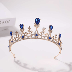 Sweet Rhinestone Multi-Point Tiara