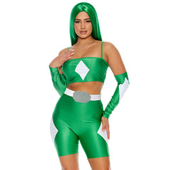 Take The Power Sexy Green Superhero Women's Costume