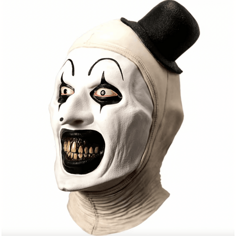 thumbnail image 2 of Acbagi Halloween Mask Scary Horror Terrifier Clown Creepy Mask Masquerade Mask Party Cosplay Mask For Adults 2 of 11
