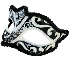 Childrens Black Venetian Mask