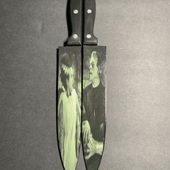 The Bride of Frankenstein Knives & Stand Set