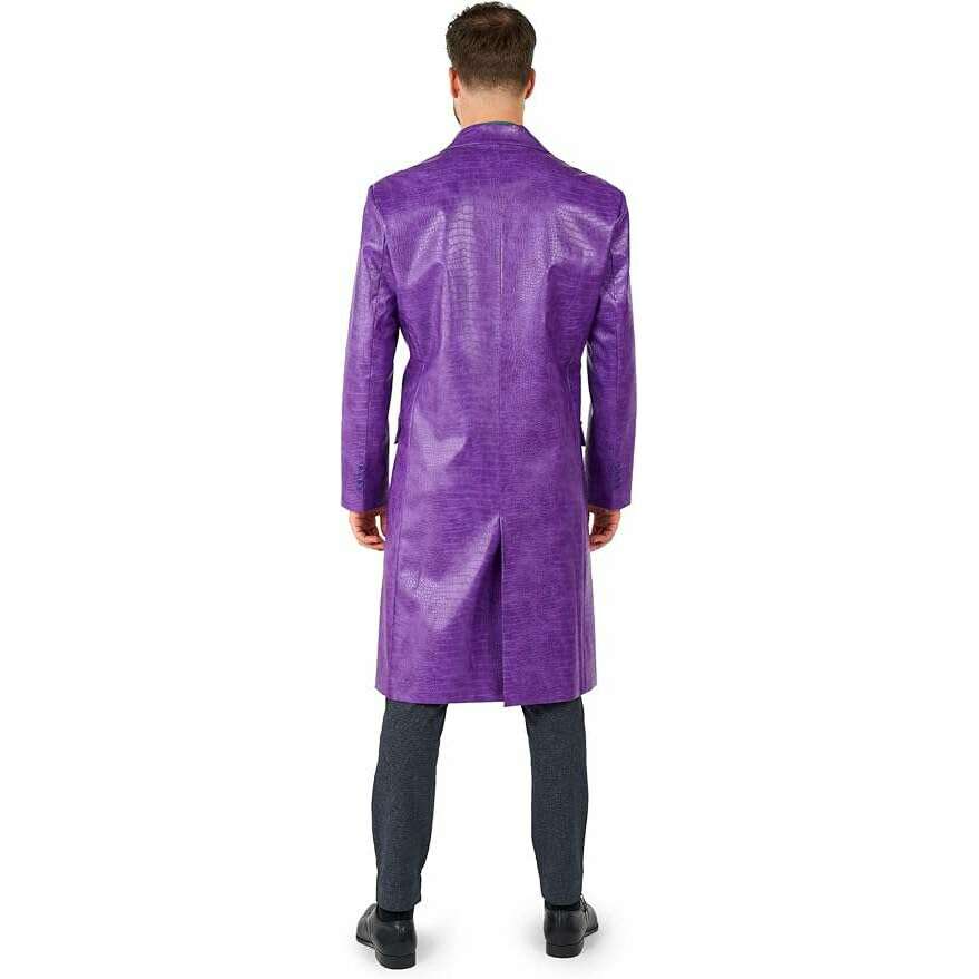 OppoSuits The Joker Suitmeister Purple Trench Coat