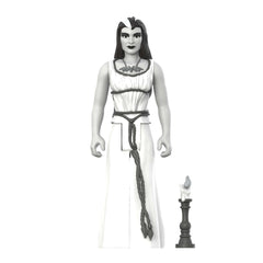 The Munsters: 3.75" Lily Munster Greyscale ReAction Collectible Action Figure & Candlestick