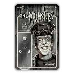 The Munsters: 4.1" Hot Rod Herman Munster Greyscale ReAction Collectible Action Figure