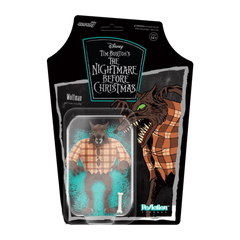 The Nightmare Before Christmas: 3.75" Wolfman ReAction Collectible Action Figure & Bone