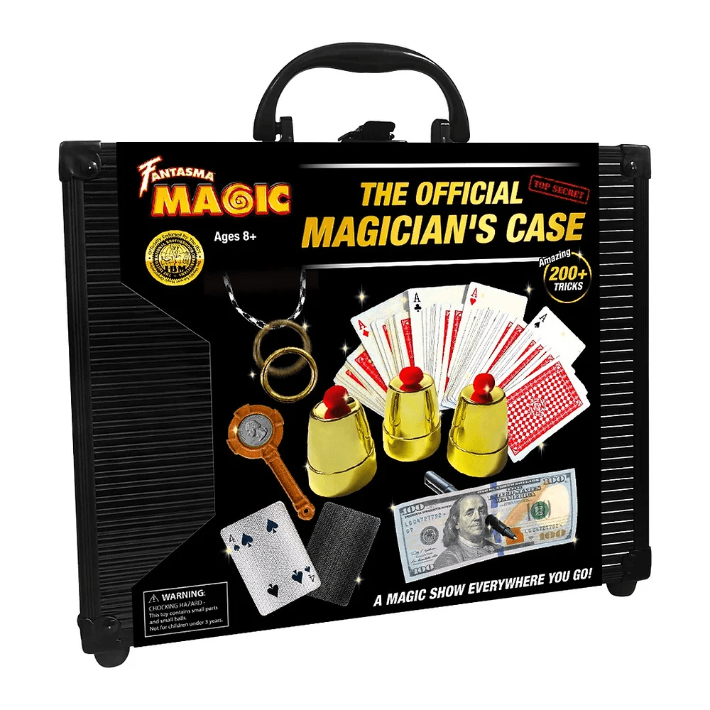 Magic Line Case The Official Magician's Case Pro Magic Set w/ 200 Top Secret Magic Tri ...