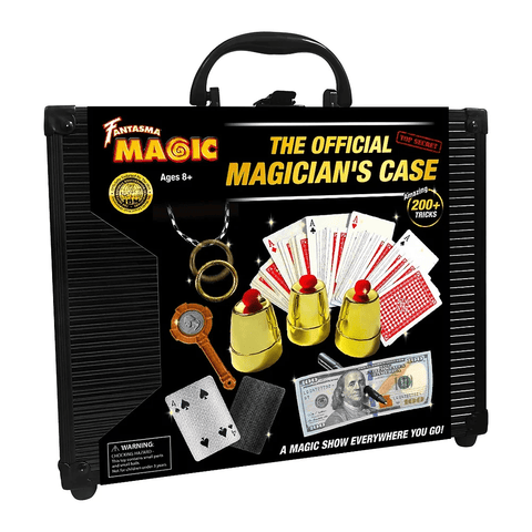 The Official Magician's Case Pro Magic Set w/ 200 Top Secret Magic Tri ...
