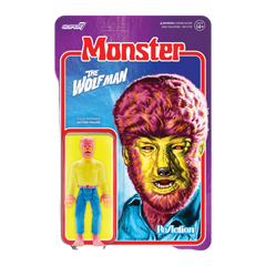 The Wolf Man: 3.75" Universal Monsters Retro Costume Colors ReAction Collectible Action Figure